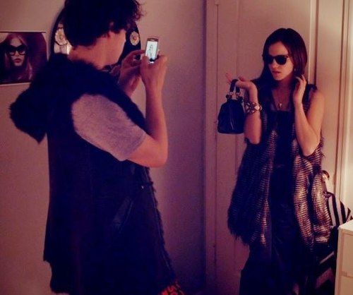 Fotografiándose con objetos robados