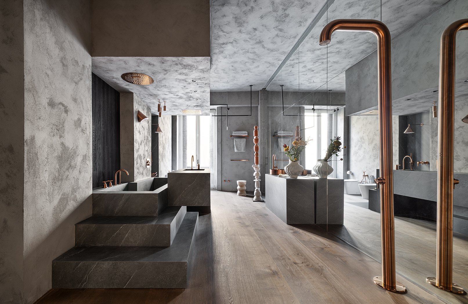 baño japonés ofuro reinterpretado en Casa Decor 2026 diseño de baños de lujo