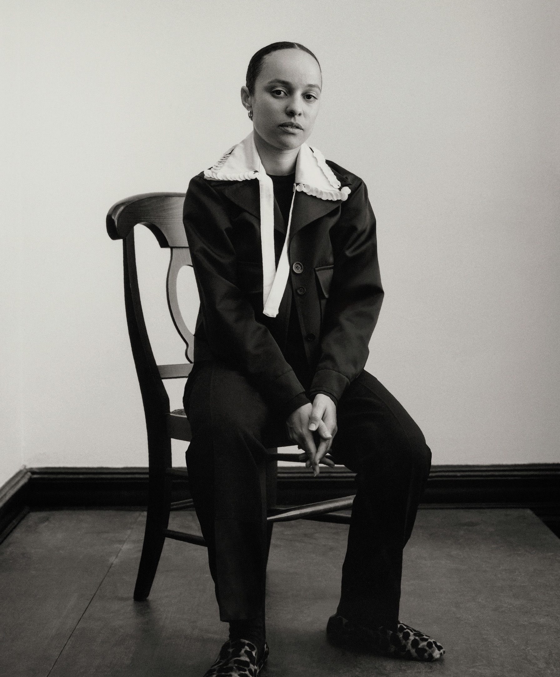 Retrato de Grace Wales Bonner en colaboración con Hermès